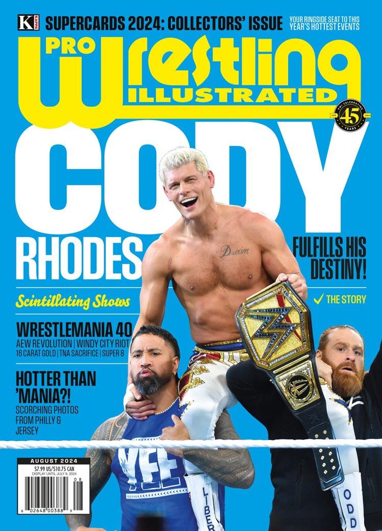 Pro Wrestling Illustrated August 2024 Magazine PWcatalog
