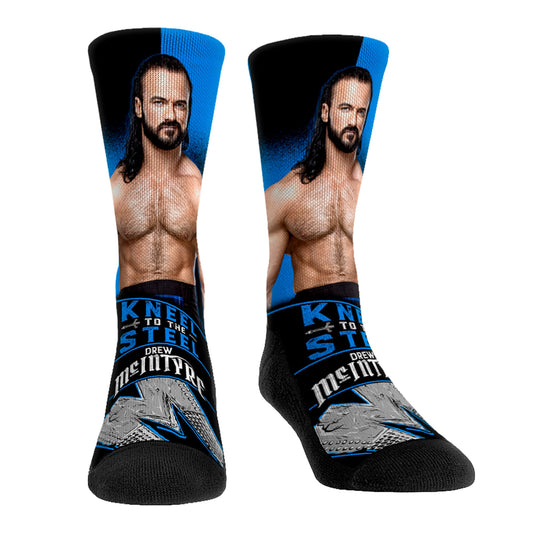 Youth Rock Em Socks Drew McIntyre Stare Down Crew Socks