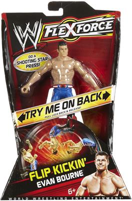 WWE Mattel Flex Force 2 Flip Kickin' Evan Bourne Action & Toy Figures PWcatalog