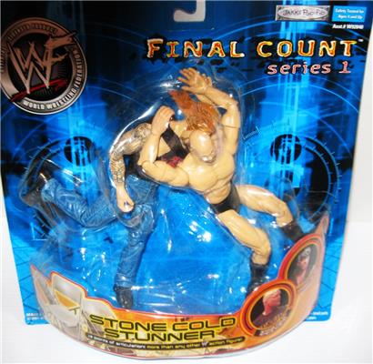 2001 WWF Jakks Pacific Final Count Series 1 "Stone Cold Stunner": Stone Cold Steve Austin & Undertaker Action & Toy Figures PWcatalog