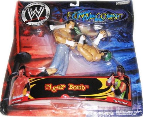 2002 WWE Jakks Pacific Final Count Series 7 "Tiger Bomb": Jamie Noble & The Hurricane Action & Toy Figures PWcatalog