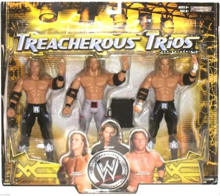 WWE Jakks Pacific Treacherous Trios 8 Zack Ryder, Edge & Curt Hawkins Action & Toy Figures PWcatalog
