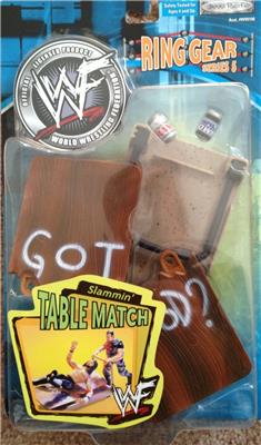 2001 WWF Jakks Pacific Ring Gear Series 5: Slammin' Table Match Action & Toy Figures PWcatalog