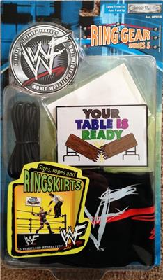 2001 WWF Jakks Pacific Ring Gear Series 5: Signs, Ropes & Ring Skirts Action & Toy Figures PWcatalog