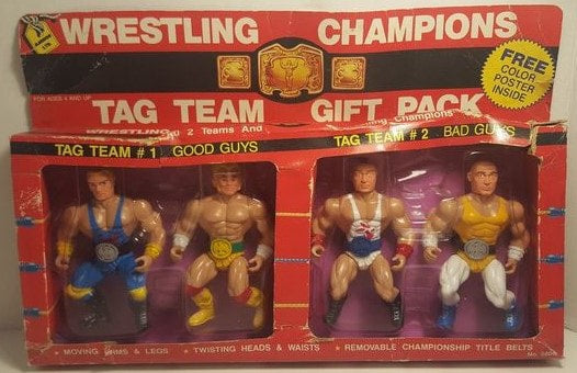 Madison Ltd. Wrestling Champions Multipack: The American Eagle & Scorpion Sam vs. Tomahawk Terror & Gorilla-Man Action & Toy Figures PWcatalog