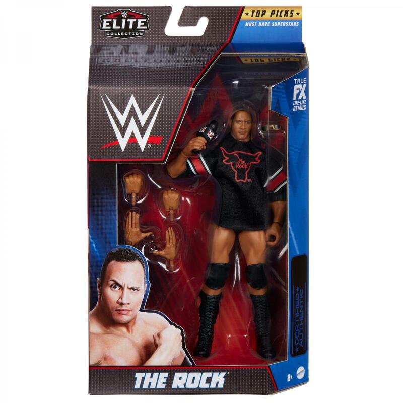 WWE Mattel Top Picks 2022 The Rock Action & Toy Figures PWcatalog