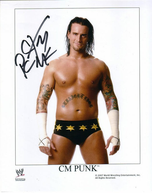 2007 CM Punk (Signed) Color