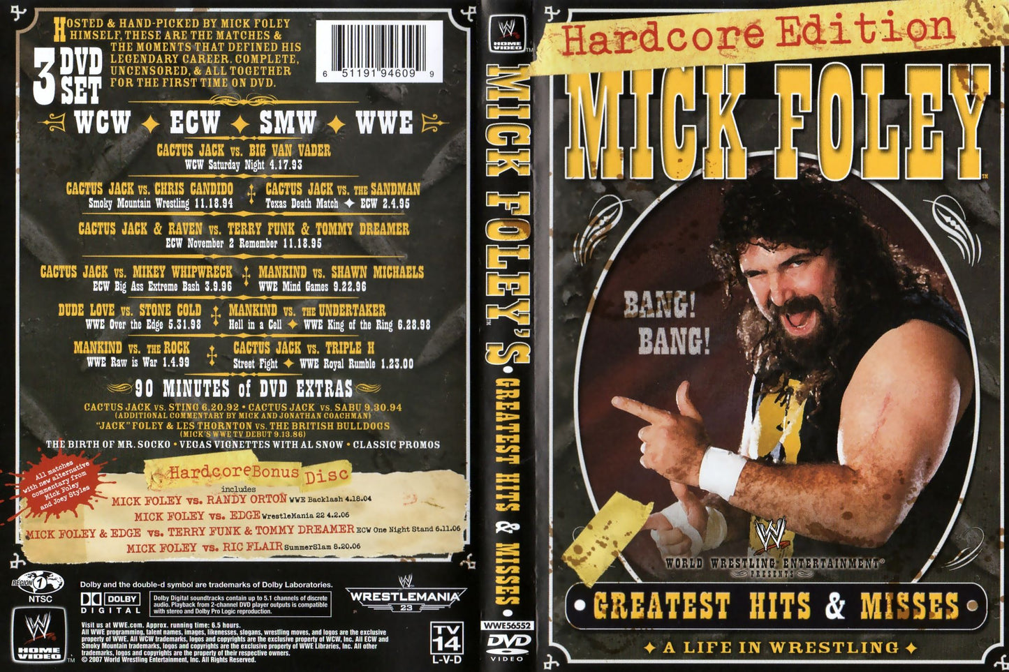 mick foleys greatest hits misses hardcore edition DVDs & Videos Pwcatalog