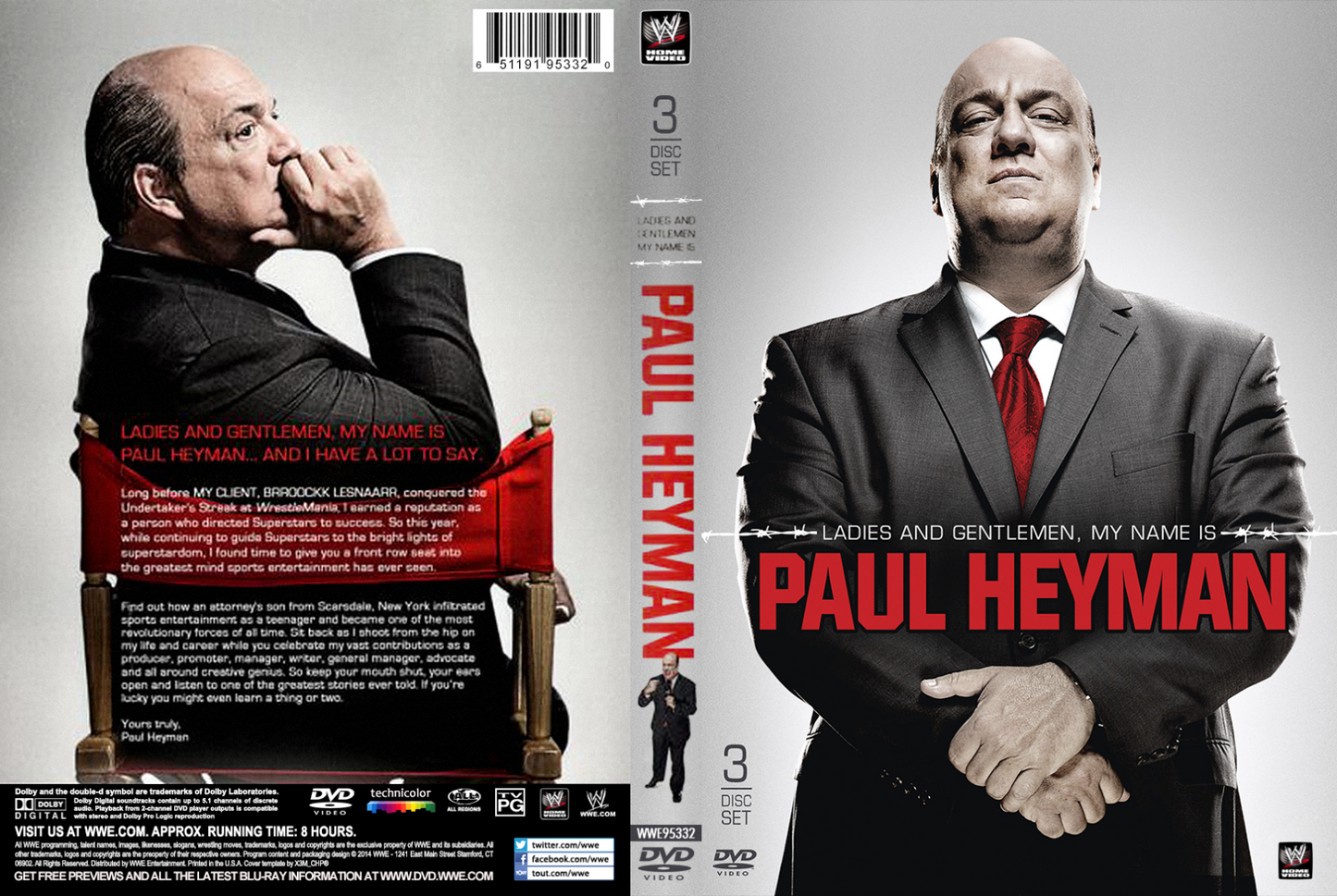 ladies and gentlemen my name is paul heyman DVDs & Videos Pwcatalog