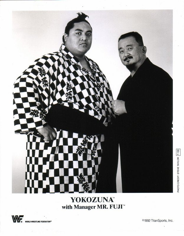 1992 Yokozuna w/Mr. Fuji P100b (debut promo) b/w PW Catalog