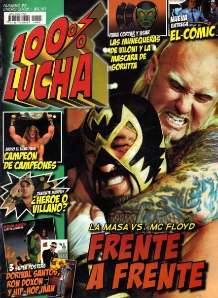 100% Lucha January 2008 Magazine PWcatalog