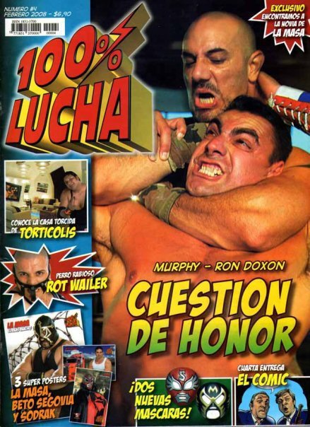 100% Lucha February 2008 Magazine PWcatalog