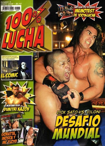 100% Lucha March 2008 Magazine PWcatalog