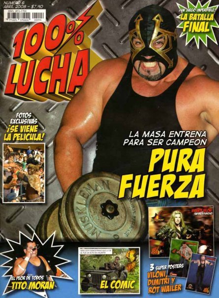 100% Lucha April 2008 Magazine PWcatalog