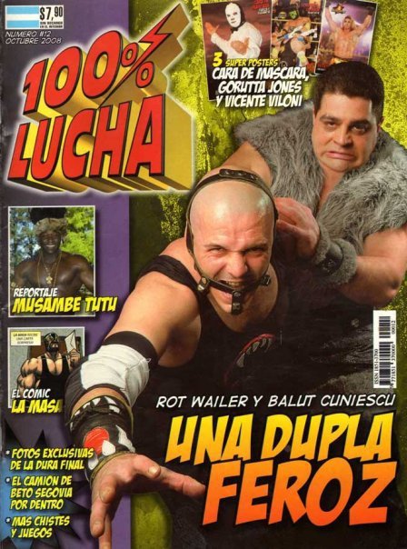 100% Lucha October 2008 Magazine PWcatalog