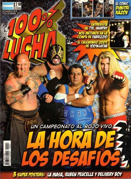 100% Lucha November 2008 Magazine PWcatalog