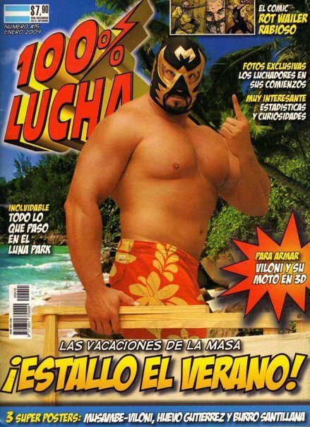 100% Lucha January 2009 Magazine PWcatalog