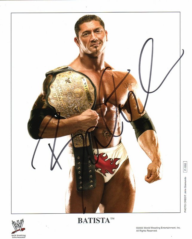2005 WORLD CHAMPION Batista P1052 (signed) color PW Catalog