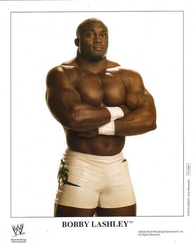 2005 Bobby Lashley P1065 (debut promo) color PW Catalog