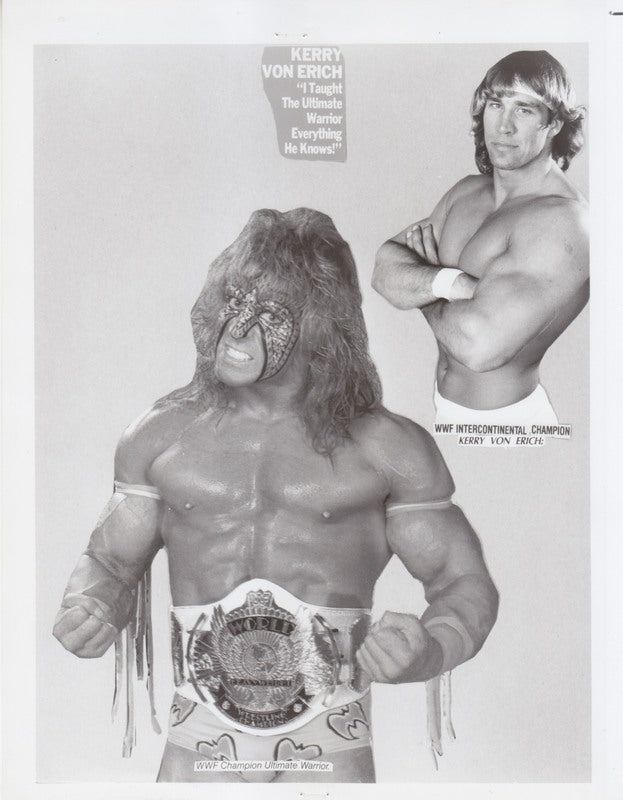 1990 Arena promo Texas Tornado vs. Ultimate Warrior PWcatalog