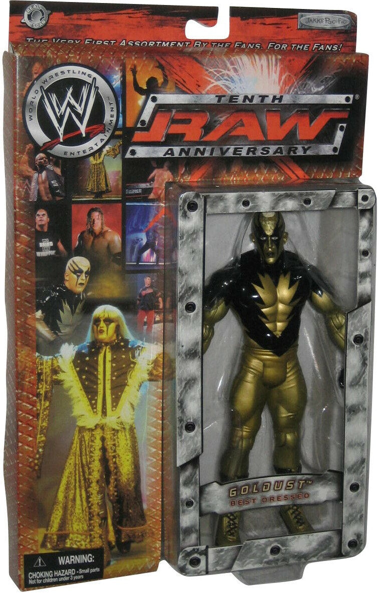WWE Jakks Pacific Tenth Raw Anniversary Goldust Action & Toy Figures PWcatalog