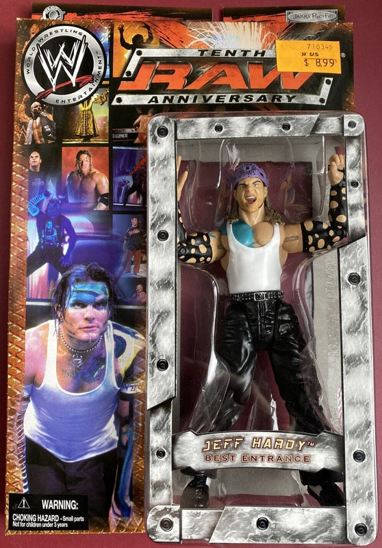 WWE Jakks Pacific Tenth Raw Anniversary Jeff Hardy Action & Toy Figures PWcatalog