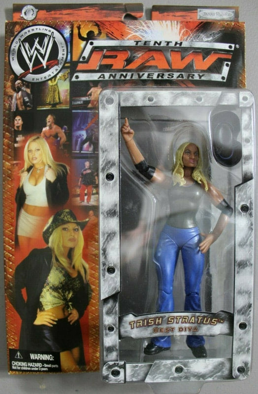 WWE Jakks Pacific Tenth Raw Anniversary Trish Stratus Action & Toy Figures PWcatalog