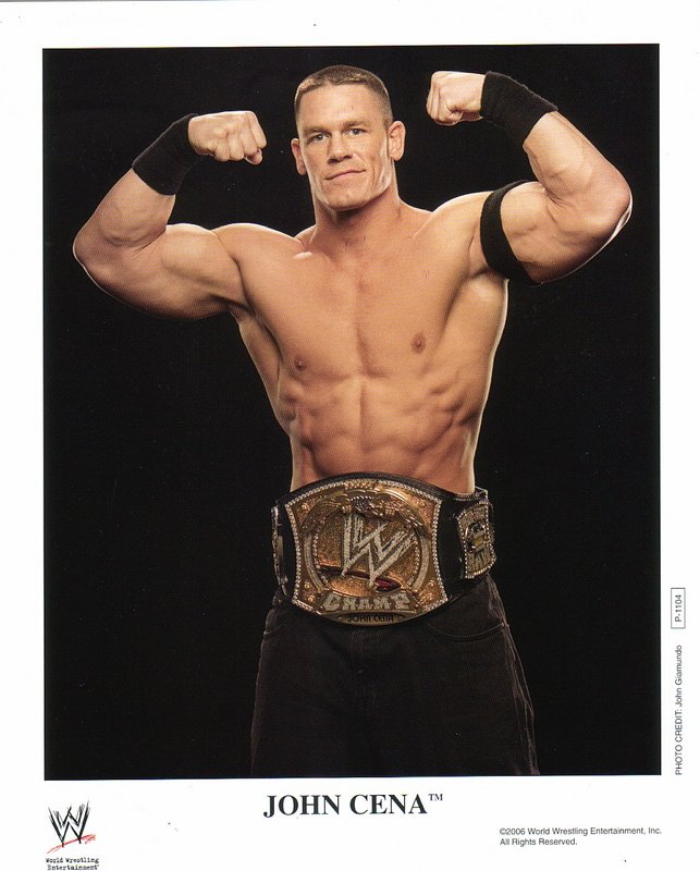 2006 WWE CHAMPION John Cena P1104 color PW Catalog