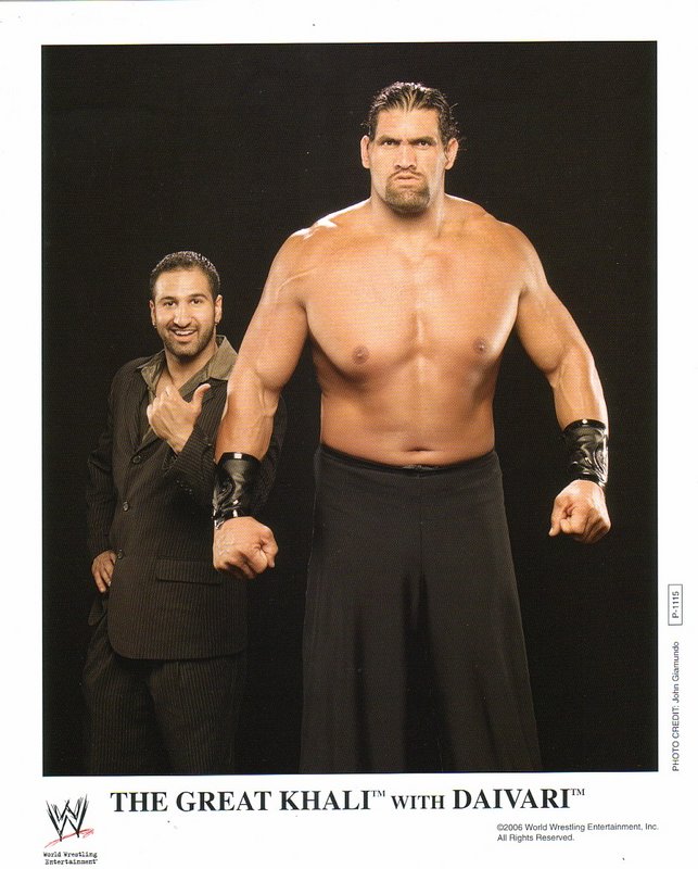 2006 Great Khali w/Davari P1115 color PW Catalog