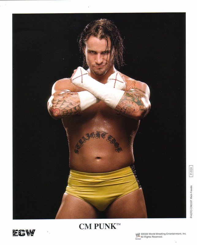 2006 C.M. Punk P1131 (debut promo) color PW Catalog