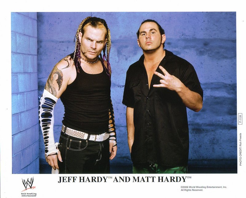 2006 Jeff Hardy , Matt Hardy P1139 color PW Catalog