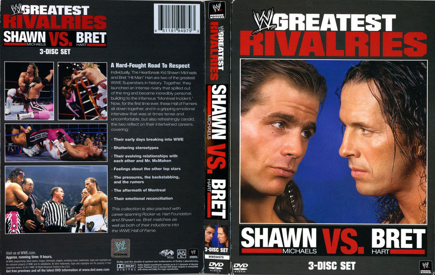 wwe greatest rivalries shawn michaels vs bret hart DVDs & Videos Pwcatalog