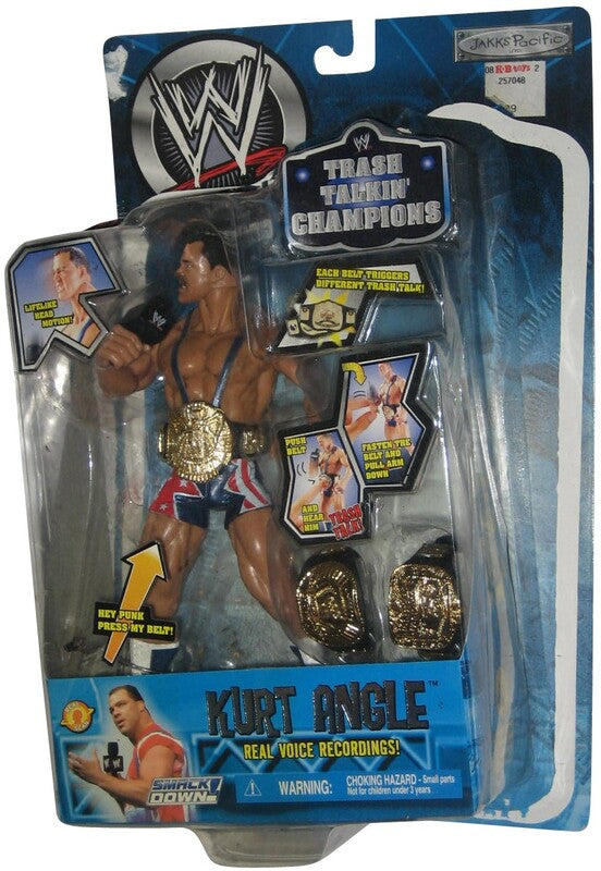 WWE Jakks Pacific Trash Talkin' Champions 1 Kurt Angle Action & Toy Figures PWcatalog