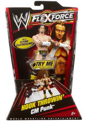 WWE Mattel Flex Force 1 Hook Throwin' CM Punk Action & Toy Figures PWcatalog