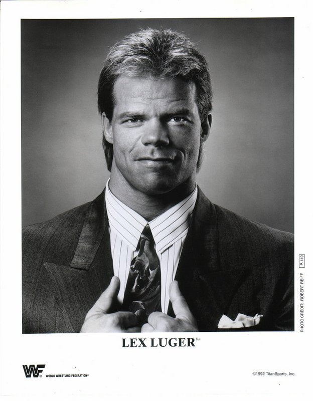 1992 Lex Luger P149 (WWF debut) b/w PW Catalog
