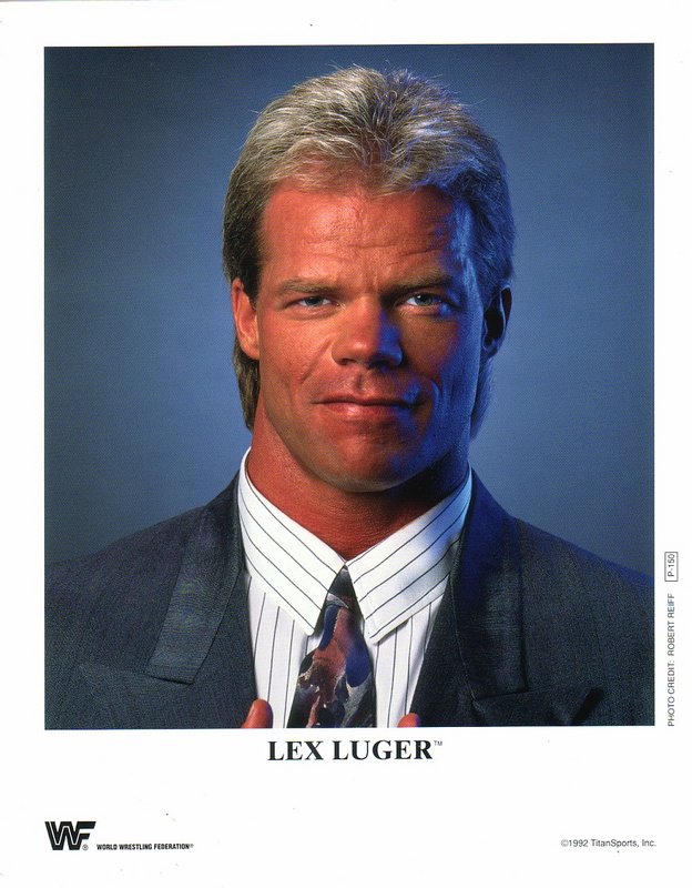 1992 Lex Luger P150a (WWF debut) color PW Catalog