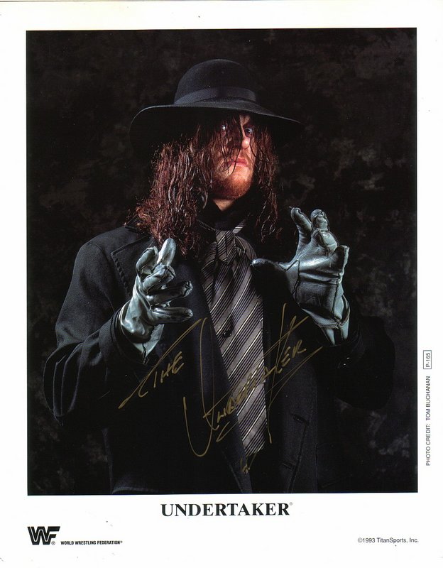 1993 Undertaker P165 (signed) color PW Catalog