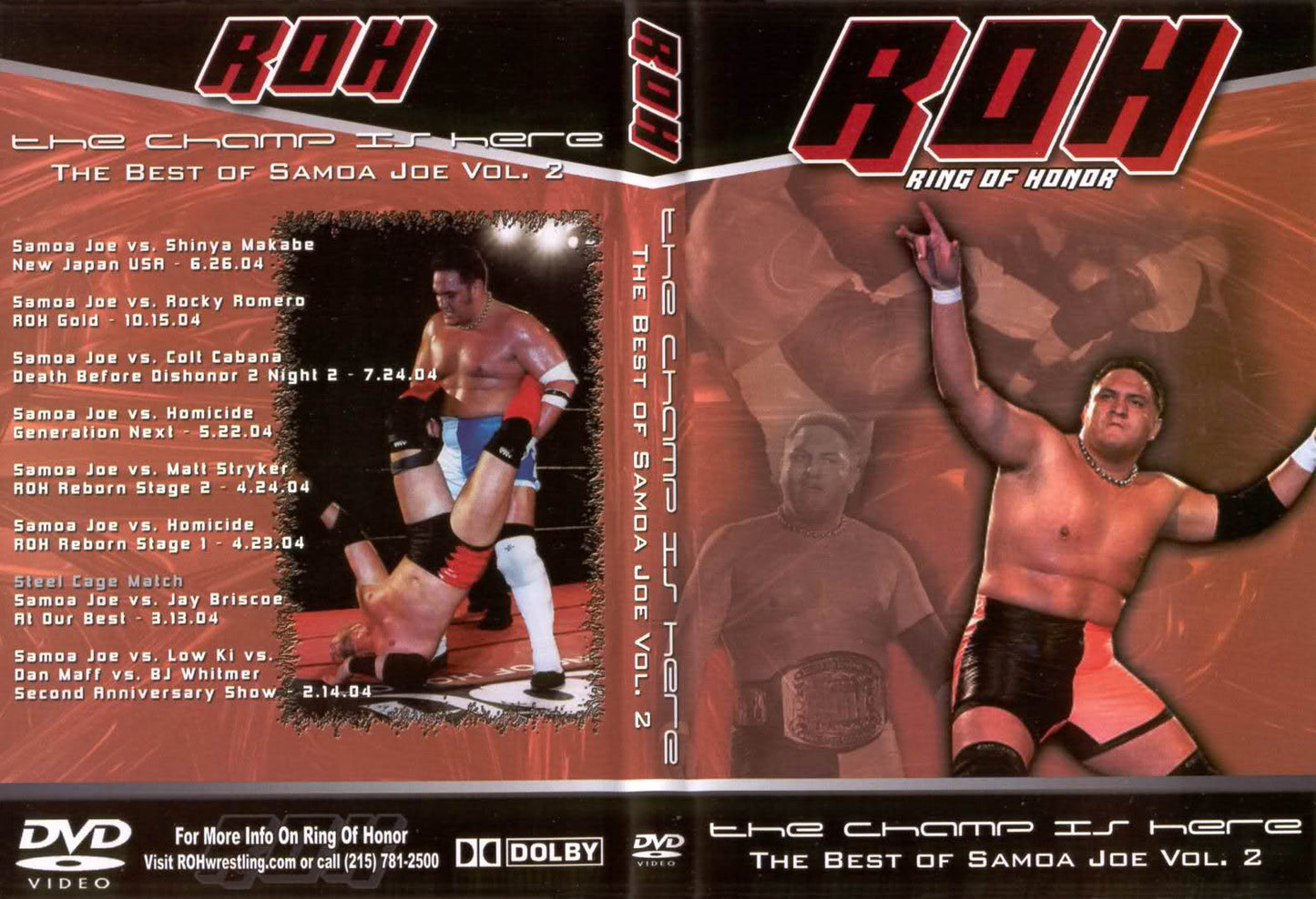 the champ is here the best of samoa joe vol2 DVDs & Videos Pwcatalog