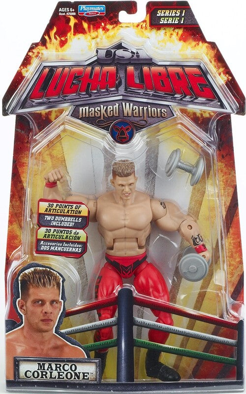 Luche Libre USA Playmates Toys Masked Warriors 1 Marco Corleone Action & Toy Figures PWcatalog