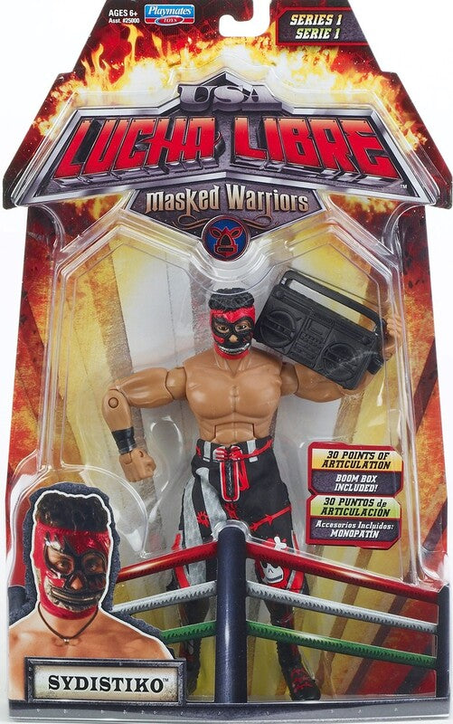 Luche Libre USA Playmates Toys Masked Warriors 1 Sydistiko Action & Toy Figures PWcatalog