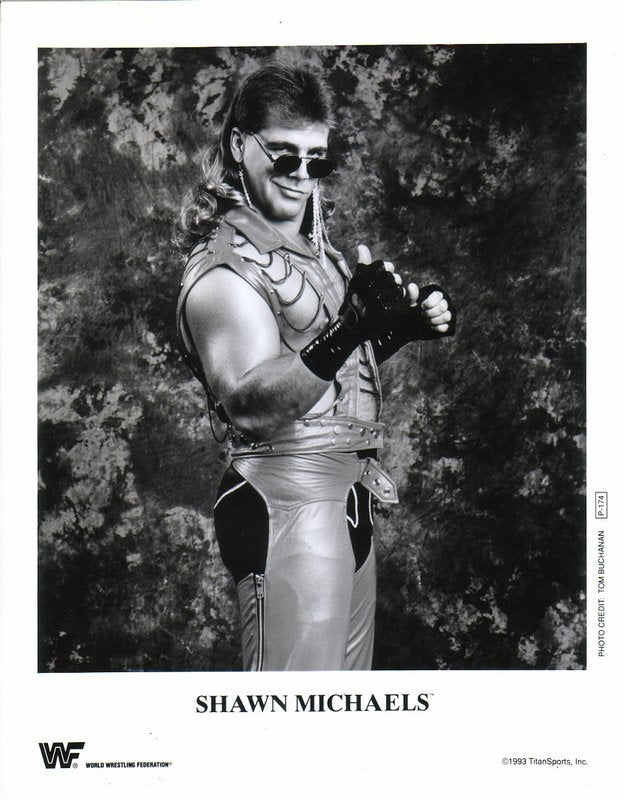 1993 Shawn Michaels P174 b/w PW Catalog