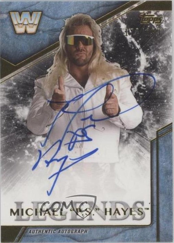 2017 Topps WWE Legends Micheal P.S. Hayes Auto 2018 Approx value:$15