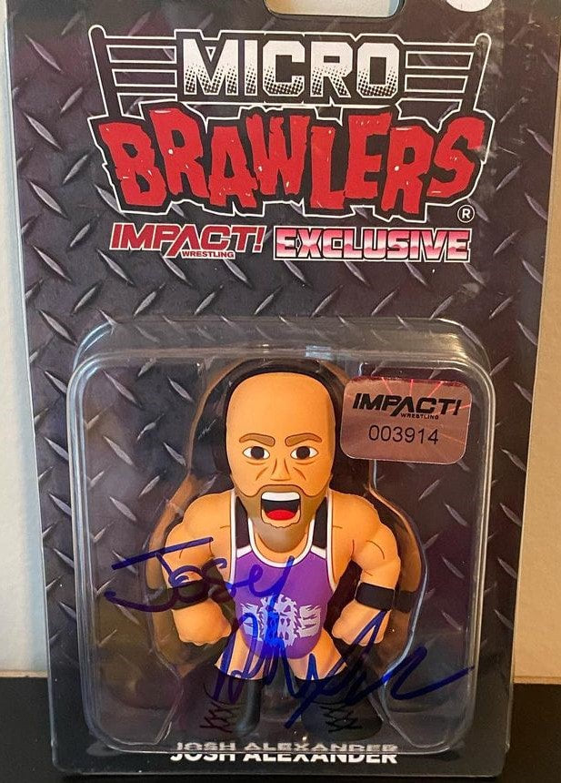 TNA/Impact Wrestling Pro Wrestling Tees Impact! Wrestling Exclusive Micro Brawlers 2 Josh Alexander Action & Toy Figures PWcatalog