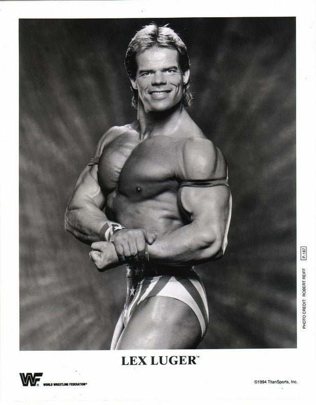 1994 Lex Luger P187 (RARE) b/w PW Catalog