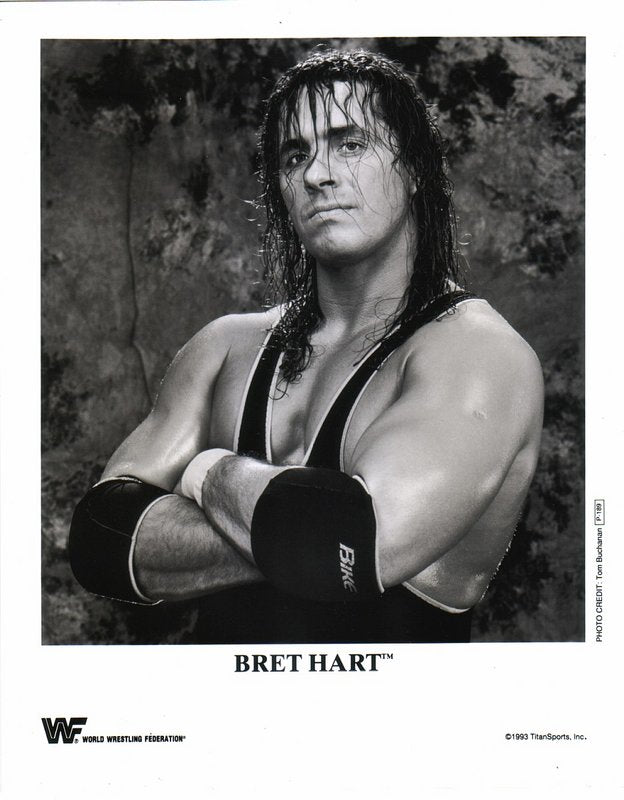 1993 Bret Hart P189 b/w PW Catalog