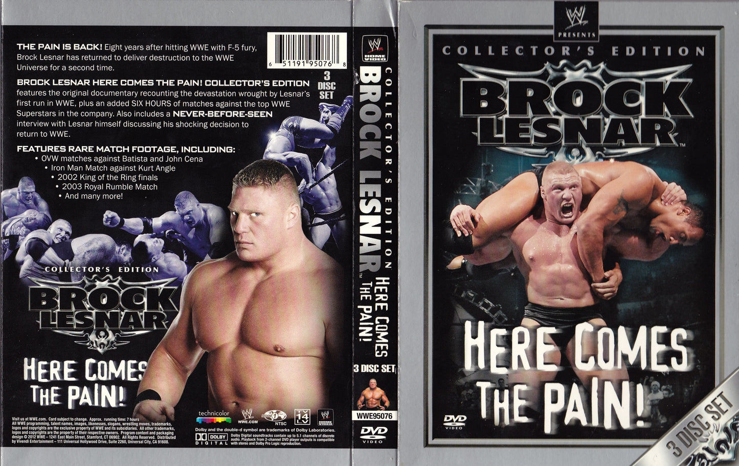 brock lesnar here comes the pain collectors edition DVDs & Videos Pwcatalog