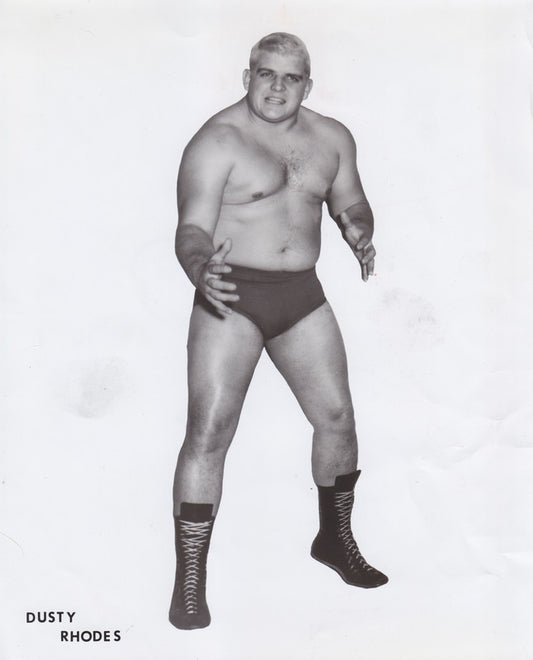 1968 WCCW Dusty Rhodes (Rookie) Vintage Promo Photo