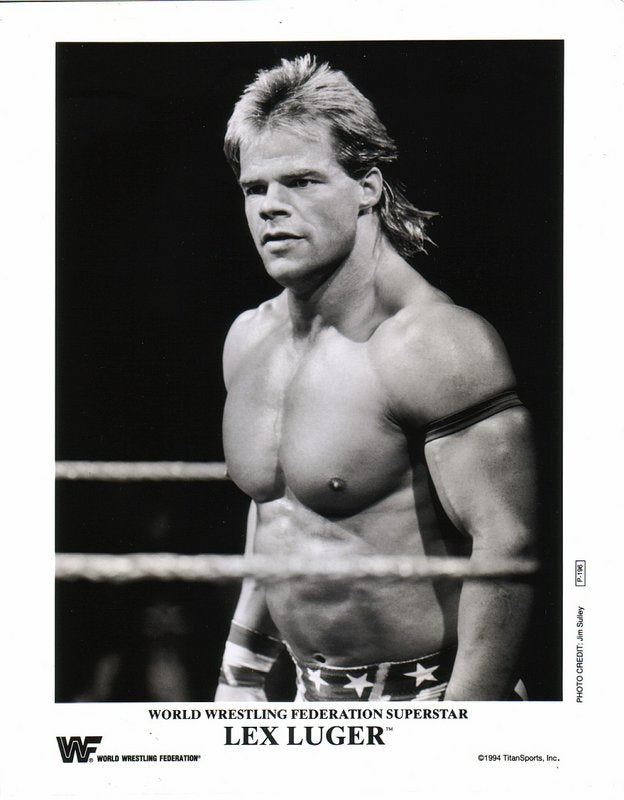 1994 Lex Luger P196 (RARE) b/w PW Catalog