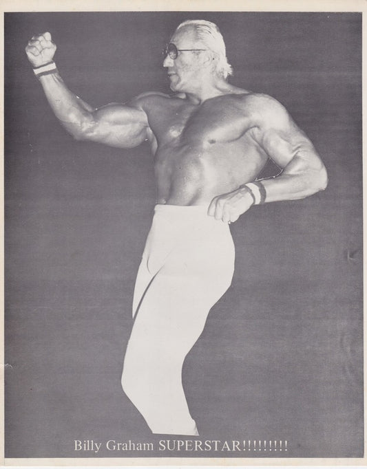 1970s AWA Superstar Billy Graham Promo Photo