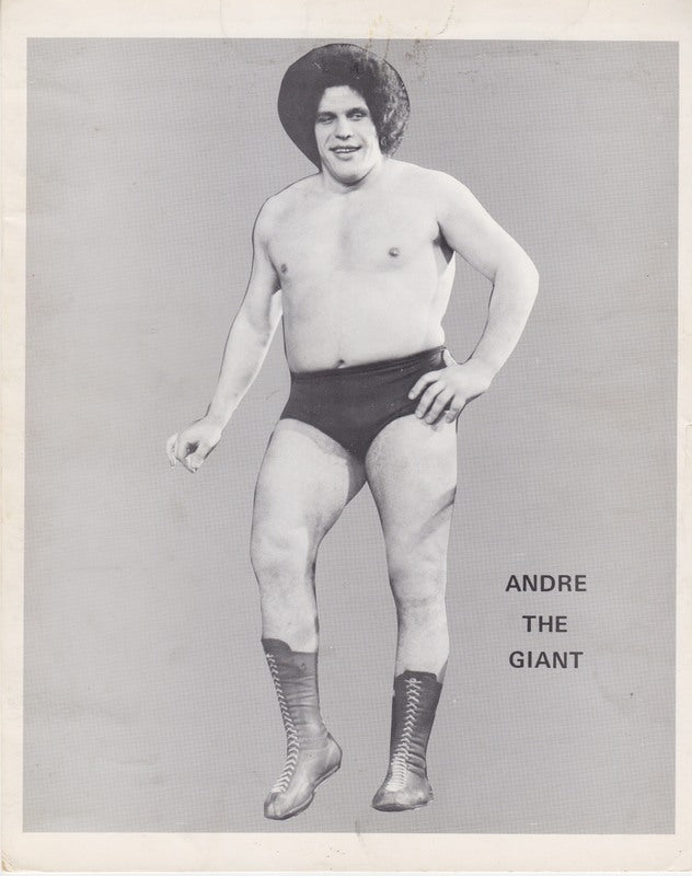 1970's NWA Andre the Giant Promo Photo PWcatalog